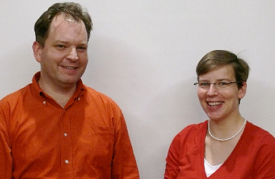 Co-Präsidenten Lukas Huber und Patricia Bättig